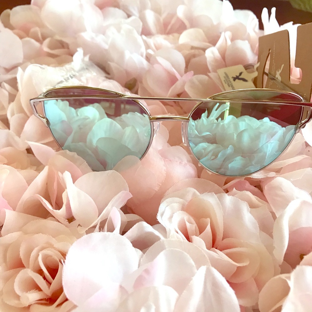 Brand New - Winged Metal Sunglasses